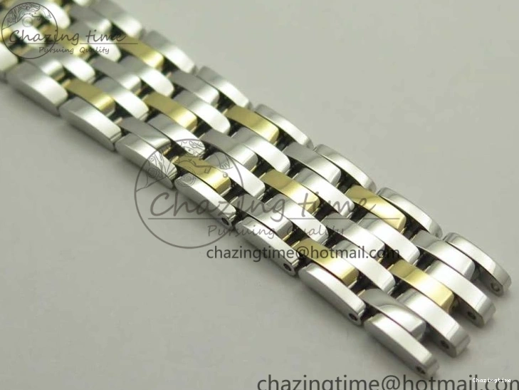 0512 Versatile De Ville Prestige Ladies 32.7mm SS MKF 1:1 Best Edition White MOP Dial Roman Markers on SS YG Bracelet MIYOTA 7967